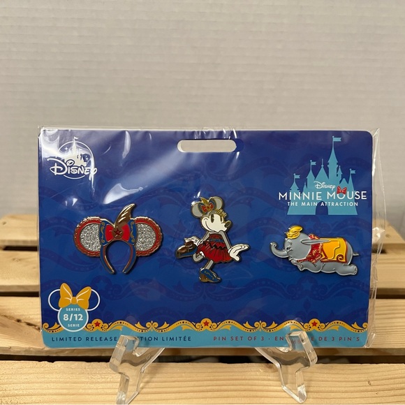 Disney Other - Disney Minnie Mouse Main Attraction Pin Set  Dumbo, The Flying Elephant